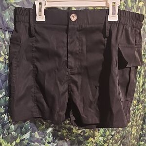 Black Women's Cargo Shorts